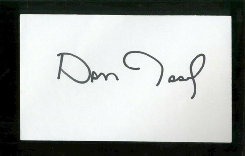 DAN ISSEL Autograph 3x5 Index Card Signed Basketball Player Authentic Auto - 第 1/2 張圖片