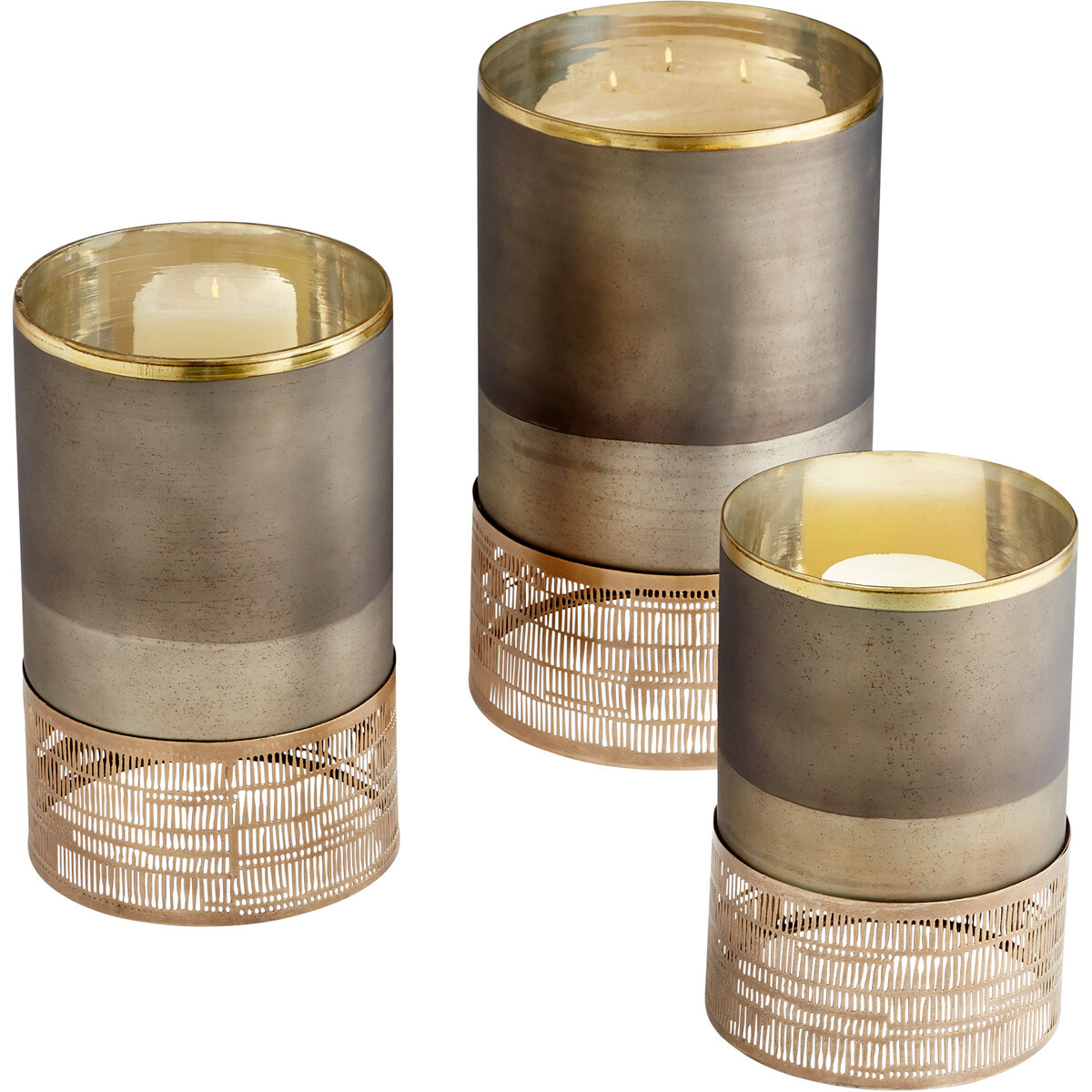 Cyan Design 10701 Lucid Silk 17 X 10 inch Candleholder