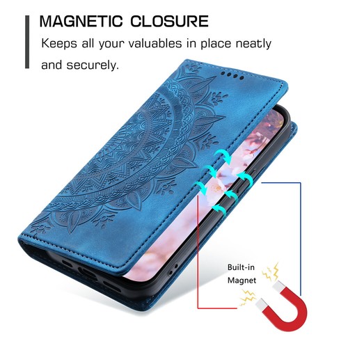 Magnetic Case Leather Wallet Cover For Motorola G85 G84 G54 G34 G14 Edge 50 Neo - Picture 62 of 82