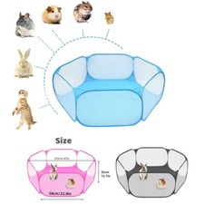 Folding Pet Cat Playpen Rabbit Hamster Indoor Outdoor Guinea Pig Run Portable UK