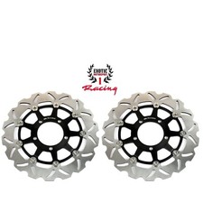 2 Front Brake Disc Rotors Set  Kawasaki ZX6R ZX10R Z1000R Versys 650 Wave Rotors