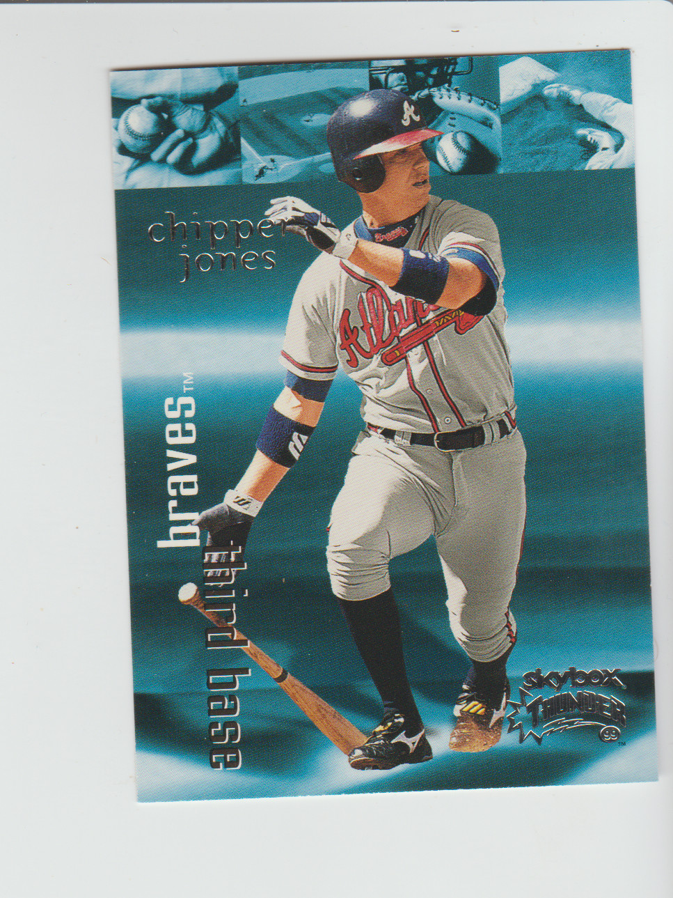 1999 SkyBox Thunder #263 Chipper Jones card, Atlanta Braves HOF