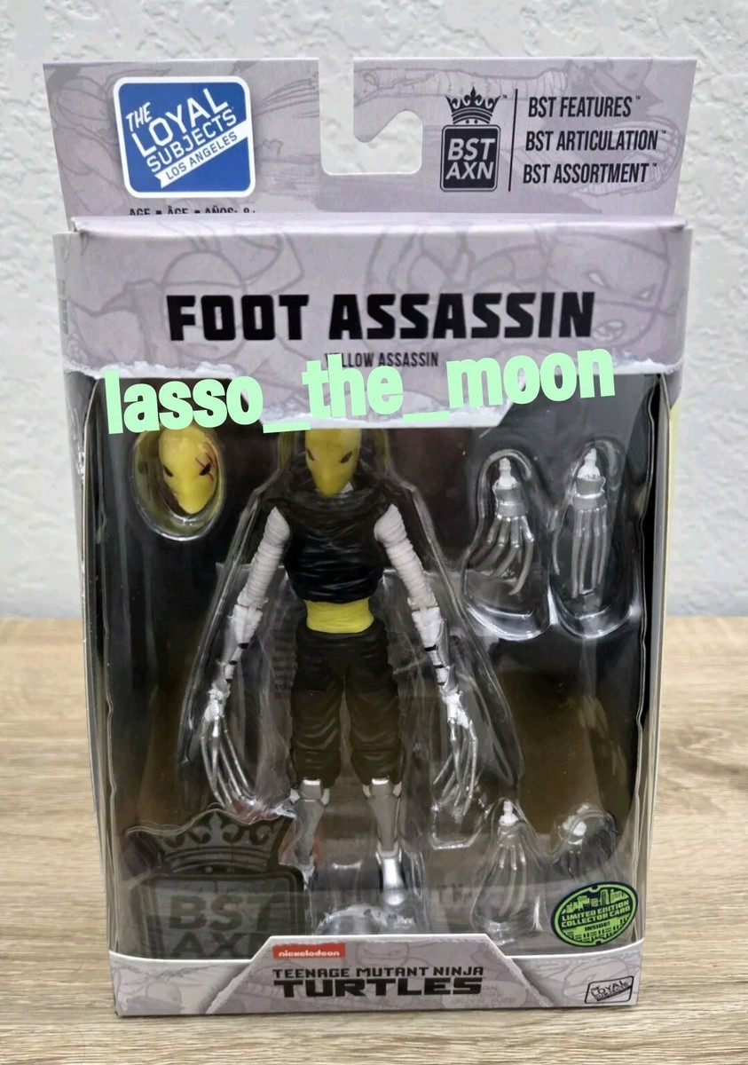 タートルズ フット アサシン 黄色版 BST AXN フィギュア TMNT BST AXN Foot Assassin YELLOW ASSASSIN 5