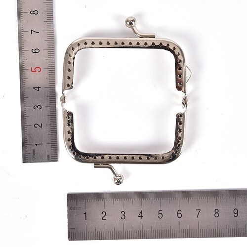 1pc Retro Alloy Metal Flower Purse Bag DIY Craft Frame Kiss Clasp Lock Silver!AU - Picture 7 of 12