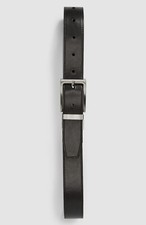  130 Nordstrom Boy's Kid's Black Brown Faux Leather Reversible Belt US Size 22