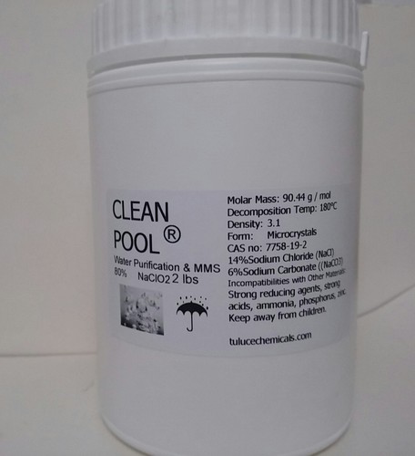 ODORLESS CHLORINE for Pools and water purification Sodium Chlorite 2 lbs