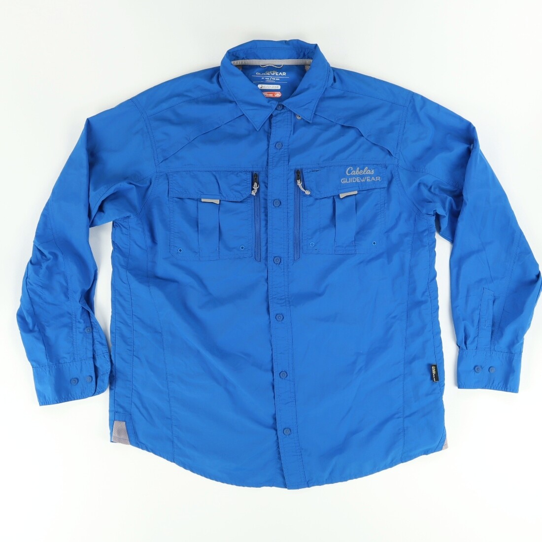 Cabelas Guidewear 4Most No Fly Solid Shirt Blue Men's XL | eBay