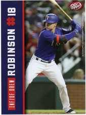 2017 Texas Rangers Dr. Pepper Rangers Drew Robinson Postcard SGA Giants