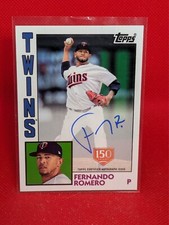 2019 Topps 1984 Baseball Series 2 150th Anniversary /150 Fernando Romero Auto