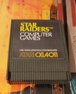 STARI RAIDERS ATARI XL XE 600 800 (1982) (Modul) working CXL4011 classic 8-bit