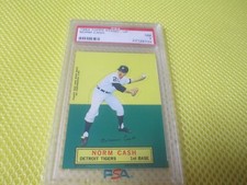 1964 TOPPS STAND UP NORM CASH PSA NMT 7  SHORT PRINT