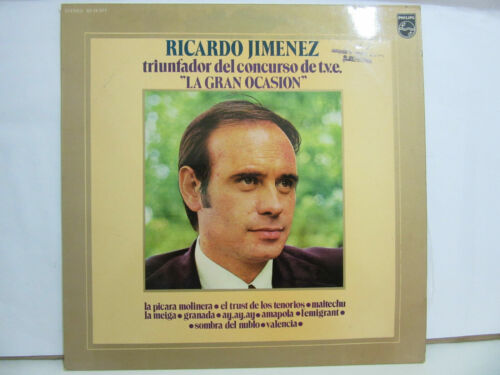 Ricardo Jimenez - Triunfador Concurso TVE La Gran Ocasion - LP - 1972 - Foto 1 di 4