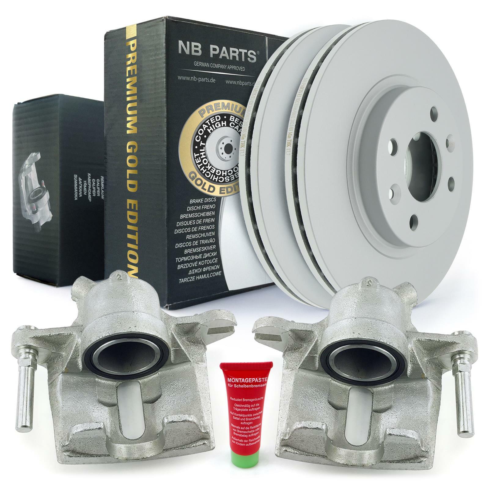 Brake Calipers Discs Set Front for Nissan Kubistar X76 Renault Kangoo KC0/1