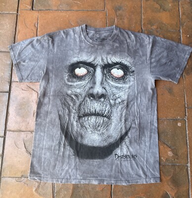 The Mountain Distortions Zombie Mummy Monster T-Shirt Large Tie Dye