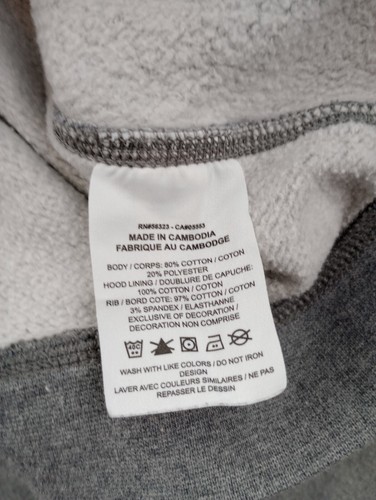Nike Sweatshirt Hoodie Toddlers Kids XS Gray Long Sleeve BV3757-091 - Picture 3 of 21