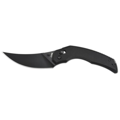 J1955BBK CJRB Cutlery Nanner Black AR-RPM9 Blk Blade G10 Handles Crossbar Lock K
