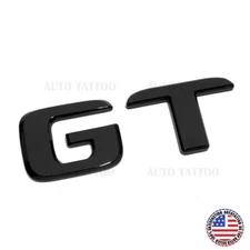 17-21 AMG GT Letter Emblem 3D Trunk Logo Nameplate Badge Decorate Gloss Black