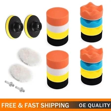 Foam Wax Polisher Pads Car Buffer Drill Buffing Pads Car Polishing Pad Kit 3Inch