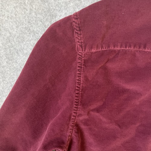 Pendleton Corduroy Button Down Shirt Mens XL Maroon Red Long Sleeve 100% Cotton - Picture 16 of 18