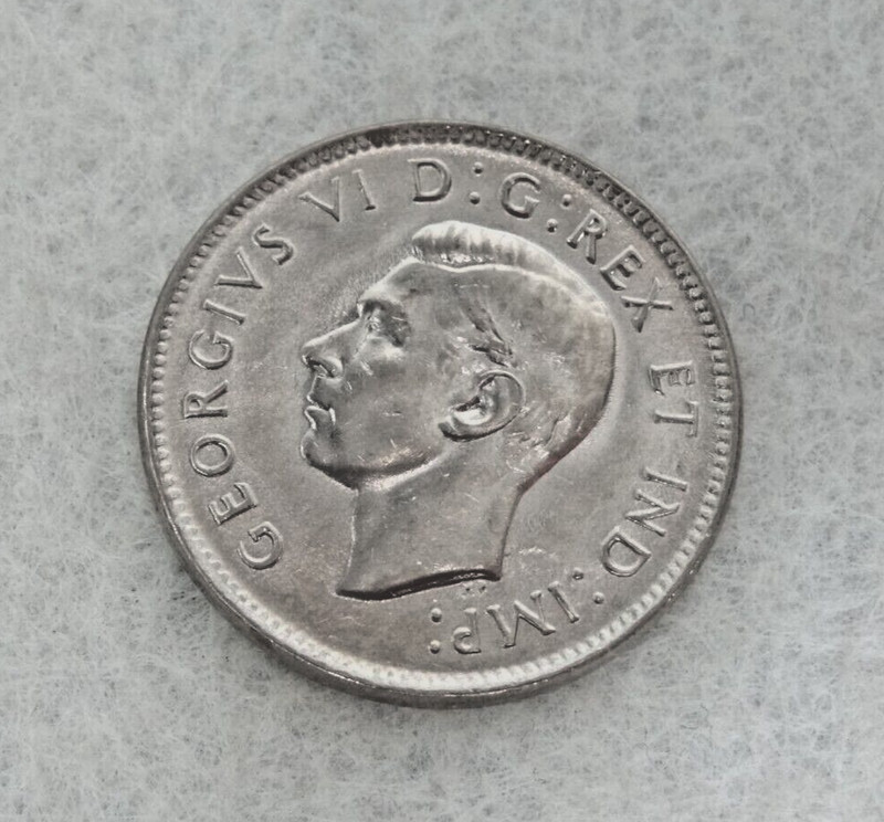 1937 Canadian Nickel with dot after date