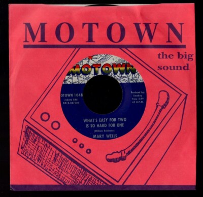 Mary Wells What Easy For Two Is So Hard For One / You Lost The Northern Soul EX