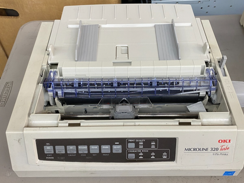 Oki Okidata MICROLINE 320 TURBO Standard Dot Matrix 9 Pin USB Printer D22800A