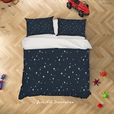 3D Starry Sky Pattern Quilt Cover Set Duvet Cover Bedding Pillowcases