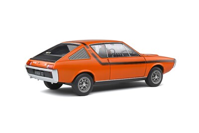 SOLIDO RENAULT 17 TS 1/18 DIECAST MODEL CAR GORDINI ORANGE