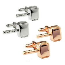 THOR'S HAMMER CUFFLINKS Silver Rose Gold NEW Avengers Super Hero GIFT BAG Groom