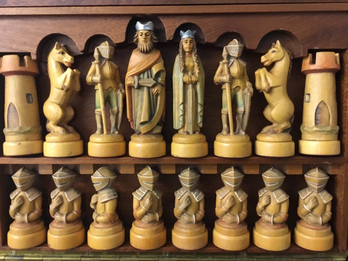 1960s Vintage Anri Toriart King Richard Chess Set, Very Rare | eBay