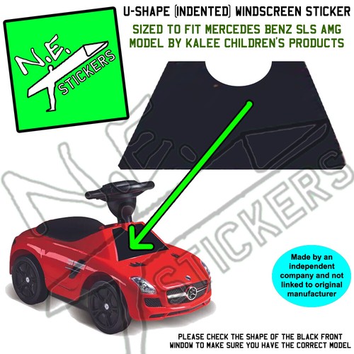 REPLACEMENT stickers TO FIT Kids Mercedes SLS Foot To Floor car ride-on by Kalee - Picture 2 of 22
