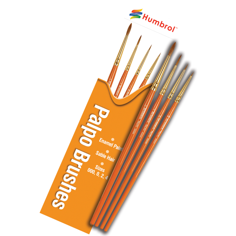 Humbrol Palpo Sable Brush Set (4pc)