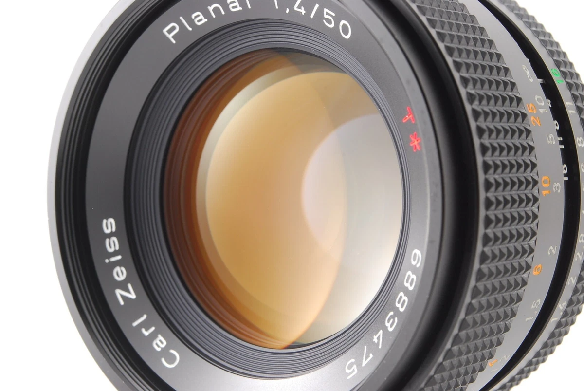 Contax Carl Zeiss Planar T* 50mm f/1.4 MMJ Lens CY Mount Near Mint