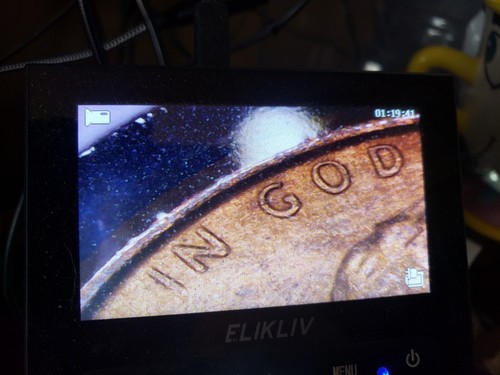 1973 P Lincoln Cent Spacing Liberty Error - Picture 4 of 5