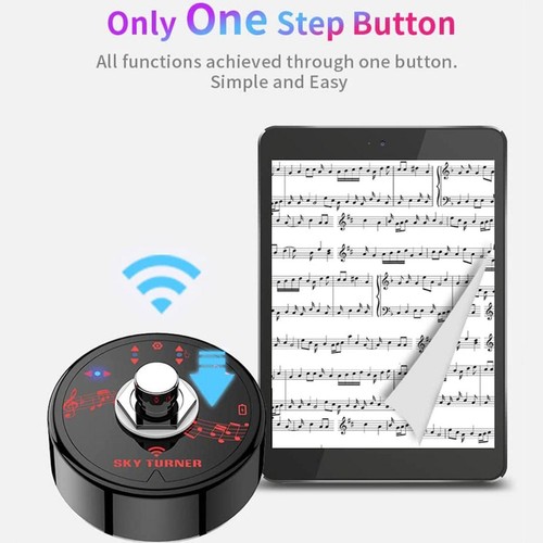 Rechargeable Bluetooth Page Turner Pedal Wireless Foot Switch for Music Sheet e - Picture 8 of 12
