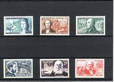 TIMBRE FRANCE FRANKREICH 1955 N°1012/1017 NEUF** MNH
