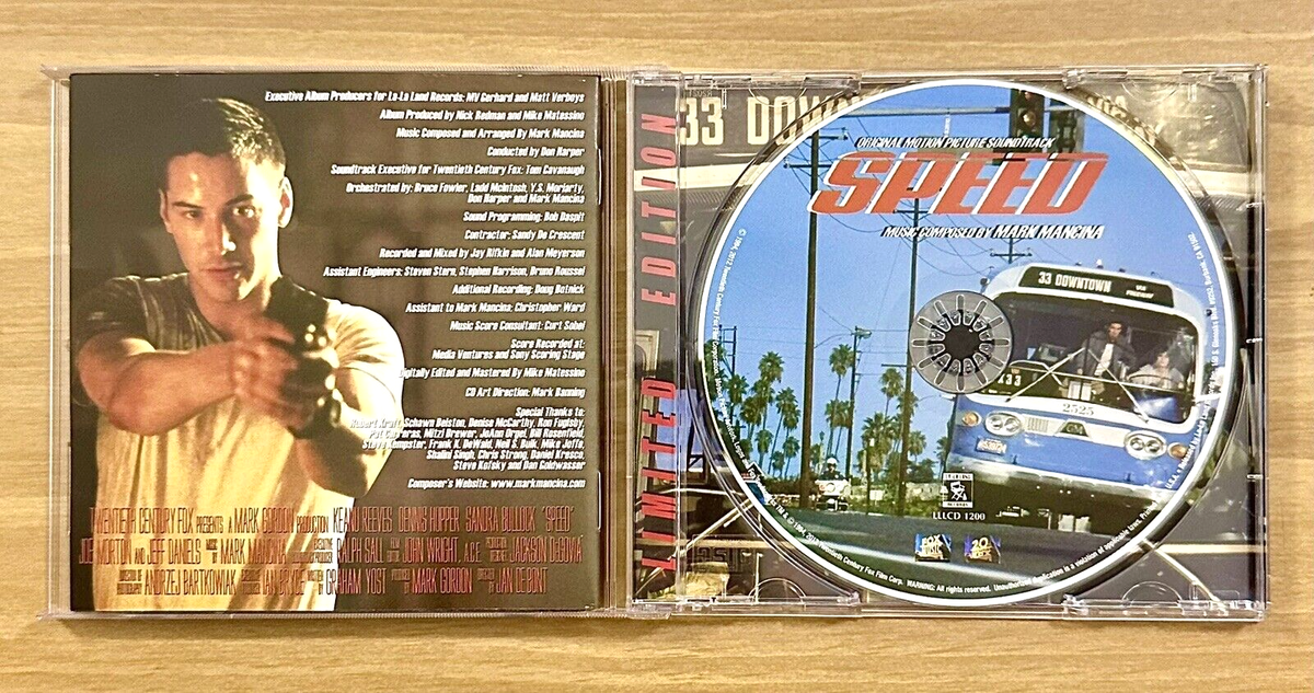 CD ~ Speed ~ Soundtrack ~ Limited Edition Of 3000 ~ 32 Tracks
