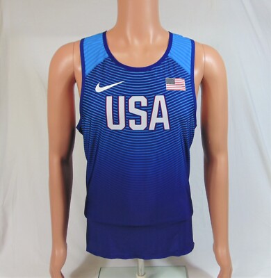 Nike Pro Elite 2016 Olympics Running Singlet Sz L NEW 898152 Made