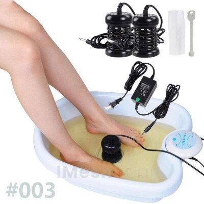 Foot Bath Detox Spa Machine Ionic Cleanse w/ 2 Arrays Tub For Health Care 25W