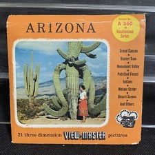 ARIZONA View-Master A360 Vacationland Sawyer Reels Pictures 1D 1954
