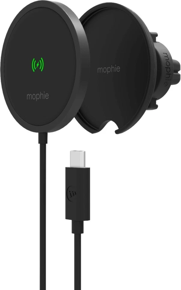 NUEVO Mophie Snap+ 15W Carga Inalámbrica Soporte Ventilación con Magsafe para Apple iPhone Foto 3 de 4