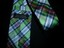 Jos-A-Bank-Gravata-Listra-Azul-Verde-Xadrez-Luxo-Tecido-Jacquard-Gravata-De-Seda-Novo miniatura 3