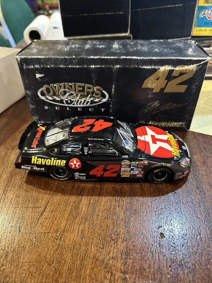 Juan Pablo Montoya #42 Texaco Havoline Owners Elite Rookie 2007 1/24 Signed - Image 2 of 4