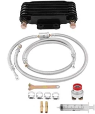 GY6 STORE OIL COOLER KIT #1 FOR SCOOTERS WITH 150 THRU 232cc GY6 MOTORS 