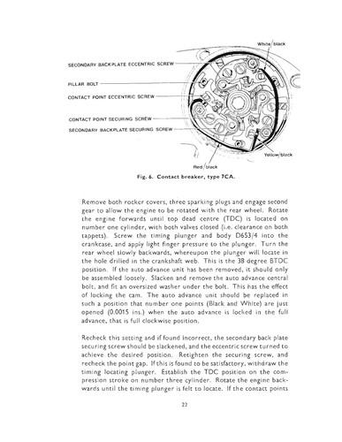 Triumph Owners Manual Book 1968 Trident T150 - Picture 10 of 12