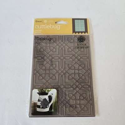 New Anna Griffin Cricut Cuttlebug CELTIC LINK  Pattern 5''x7'' Embossing Folder