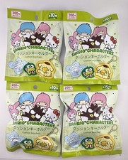 Sanrio Cushion Keychain 4 Mystery Bags Cute Character Plush Key Ring From Japan