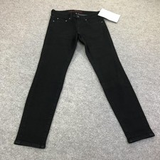 Lucky Brand Lizzie Low Rise Skinny Jeans Womens 6/28 Black Dark Wash Denim