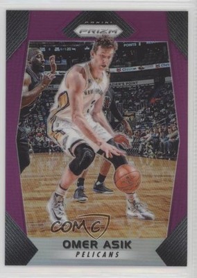 2017-18 Panini Prizm Purple Prizm 11/75 Omer Asik #129 1u6