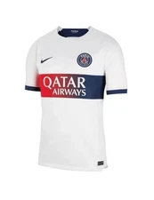 PSG Jersey Mens XL White Nike Paris Saint-Germain Away Kit 2023-24 Season
